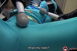 japanese space uniform girl toys group uncensored fun