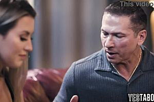 mature guy hires blonde hooker for petite tits and hairy pussy roleplay bang