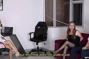 stepmom and stud visit office i fuck them both wild