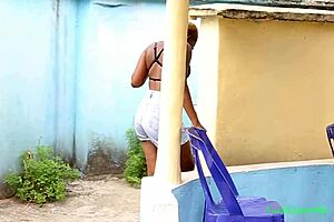 Horny Blonde Craves Ebony Pissing Close Up Cumshot!