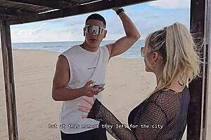 Beach Stranger Sparks Wild Passionate Heat