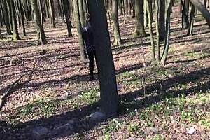 i MASTURBATE wildly as he WATCHES and JERKS off in lush nature