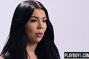 holly day masturbates to orgasm post-interview