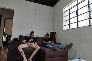 carlos urach and carmona jerk monster cocks together bareback fun 😏🍆✊💦