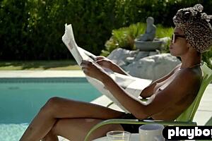 Ebony Milf Eugena's Emotional Naked Body Exposure Thrills