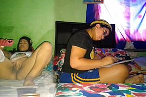 Watch my huge curvy ass masturbate wildly in homemade solo tease