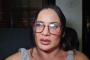 stepmom stunned by stepson's massive cock while watching tv