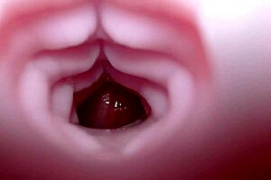 Emelie Fucks Bad Dragon Fleshlight for Quickie Creampie Close-Up