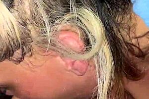 Mature babe chokes emotionally on massive BBC deepthroat bliss