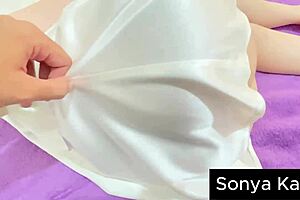 hey watch this beauty flaunt big tits and ass in steamy masturbation