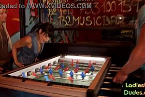 Femdom Babes Thrill with Bottle Insertion Pegging into Guy's Tight Asshole