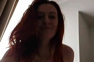 Ginnagg's huge hairy pussy lips peek seductively under her teasing skirt