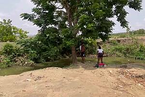 chasing big ass bbw girlfriend's curves on wild forest adventure 🍑🌲