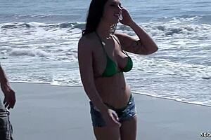 melina mason, ready for this whitezilla monster cock after beach pickup?