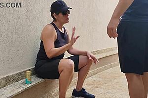 After Losing Palmeiras Bet, Brazilian Lesbian Services Muscular Friend's Thick Cock